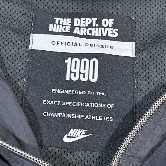 Nike Sportswear Hooded Woven Men's Jacket Anthracite Black Size S  Ar1869-060 - Picture 10 of 11